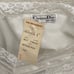 Vintage CHRISTIAN DIOR White Satin Cami Lace Tank