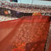 Vintage Folding Wood Frame Knitting Basket/Caddy