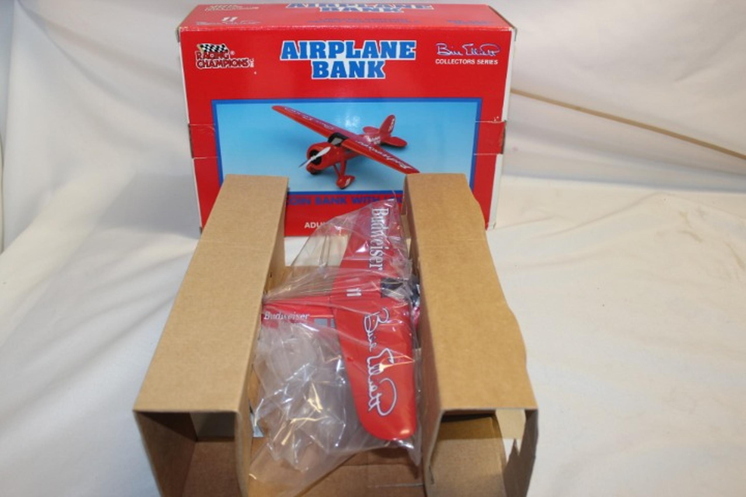 #11 Budweiser Diecast Lo-Wing Coin Bank