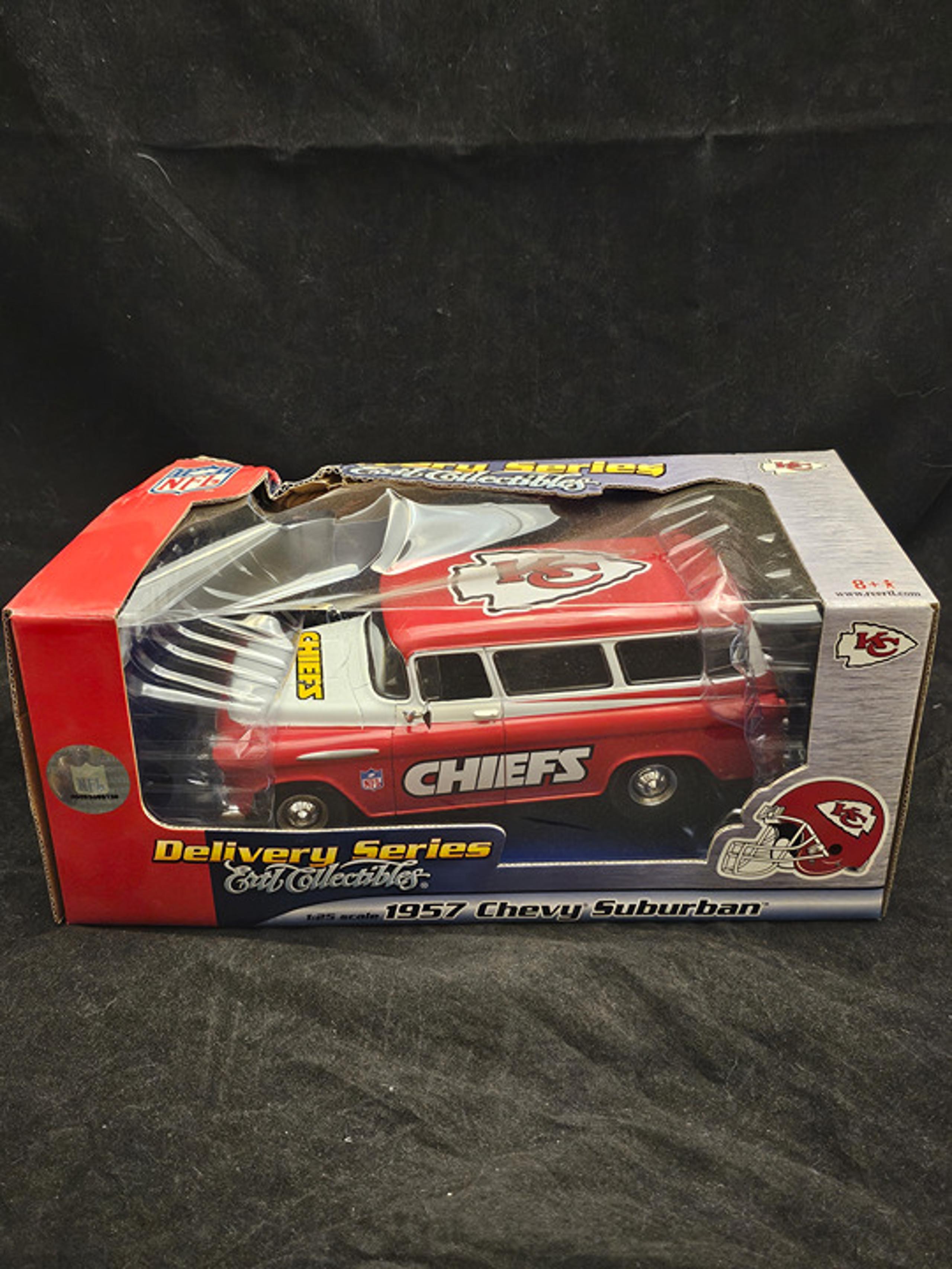 KANSAS CITY CHIEFS CHEVY SUBURBAN NEW DAMAGED BOX #2