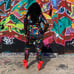 Multi color sequins pants suit