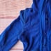 Adidas by Stella McCartney Blue Textured Zip Front Lightweight Athletic Jacket