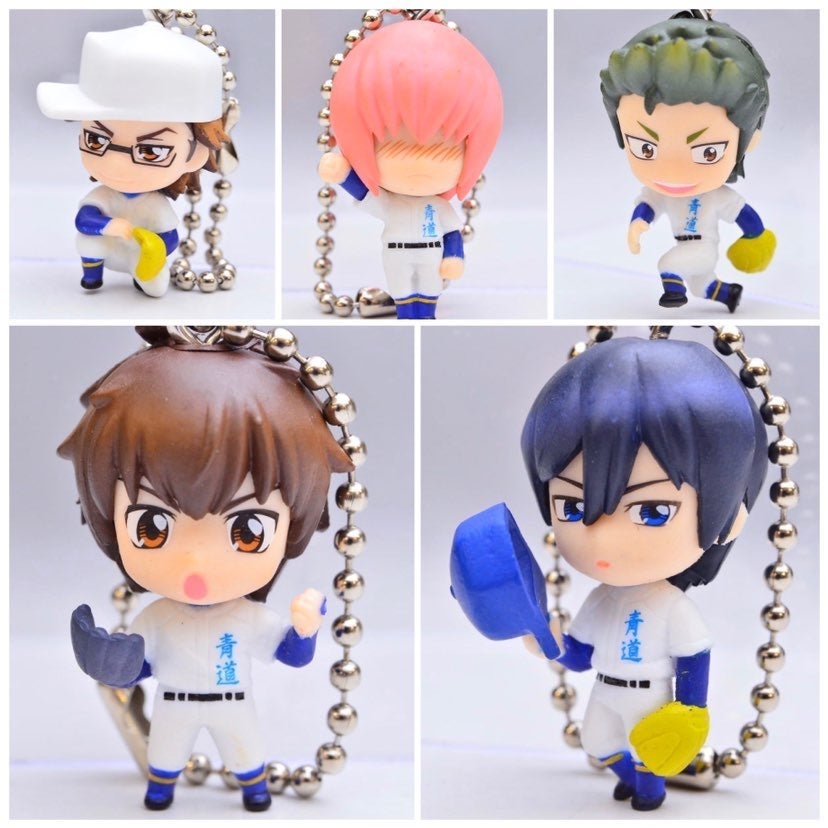 Ace of Diamond figure straps set of 5