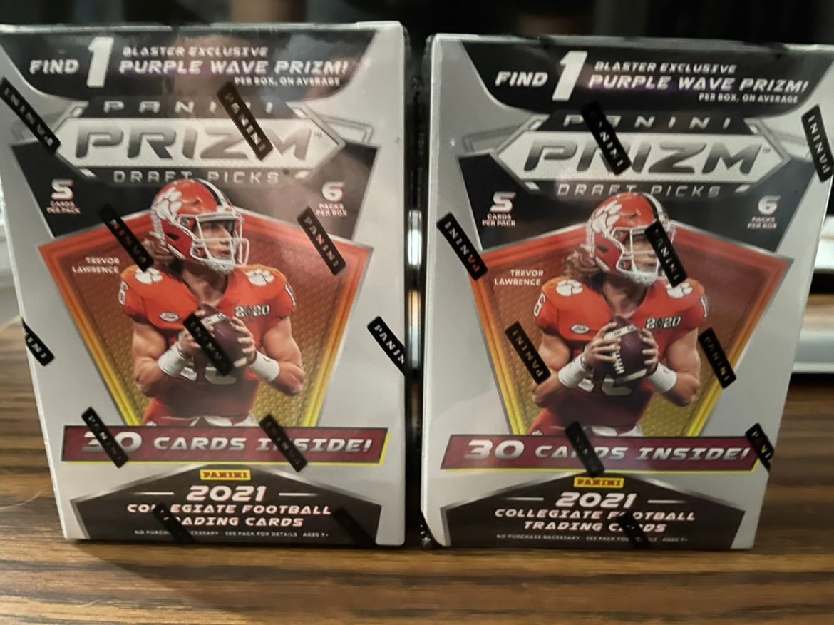 NFL Prizm Draft picks blasters x2