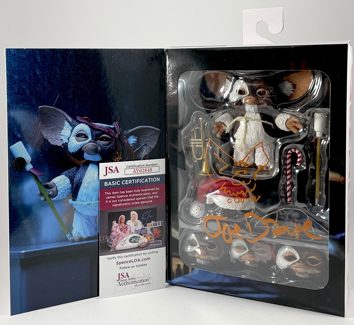 Director Joe Dante Signed Gremlins Gizmo NECA Figure Autograph JSA COA