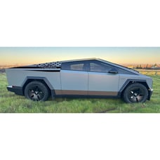 Tesla Cybertruck 2023-2025 Rear Bed Graffiti American Flag Decal