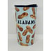 Starbucks Alabama State Peanuts Ceramic Coffee Travel Tumbler Mug Cup 12 oz