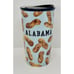 Starbucks Alabama State Peanuts Ceramic Coffee Travel Tumbler Mug Cup 12 oz