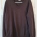 LL Bean Mens Woolmark V Neck Sweater