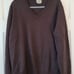 LL Bean Mens Woolmark V Neck Sweater