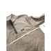 L.L.BEAN Men 1/4 button Fleece pocket Pullover SZ 2XL Slightly Fitted Gray poly
