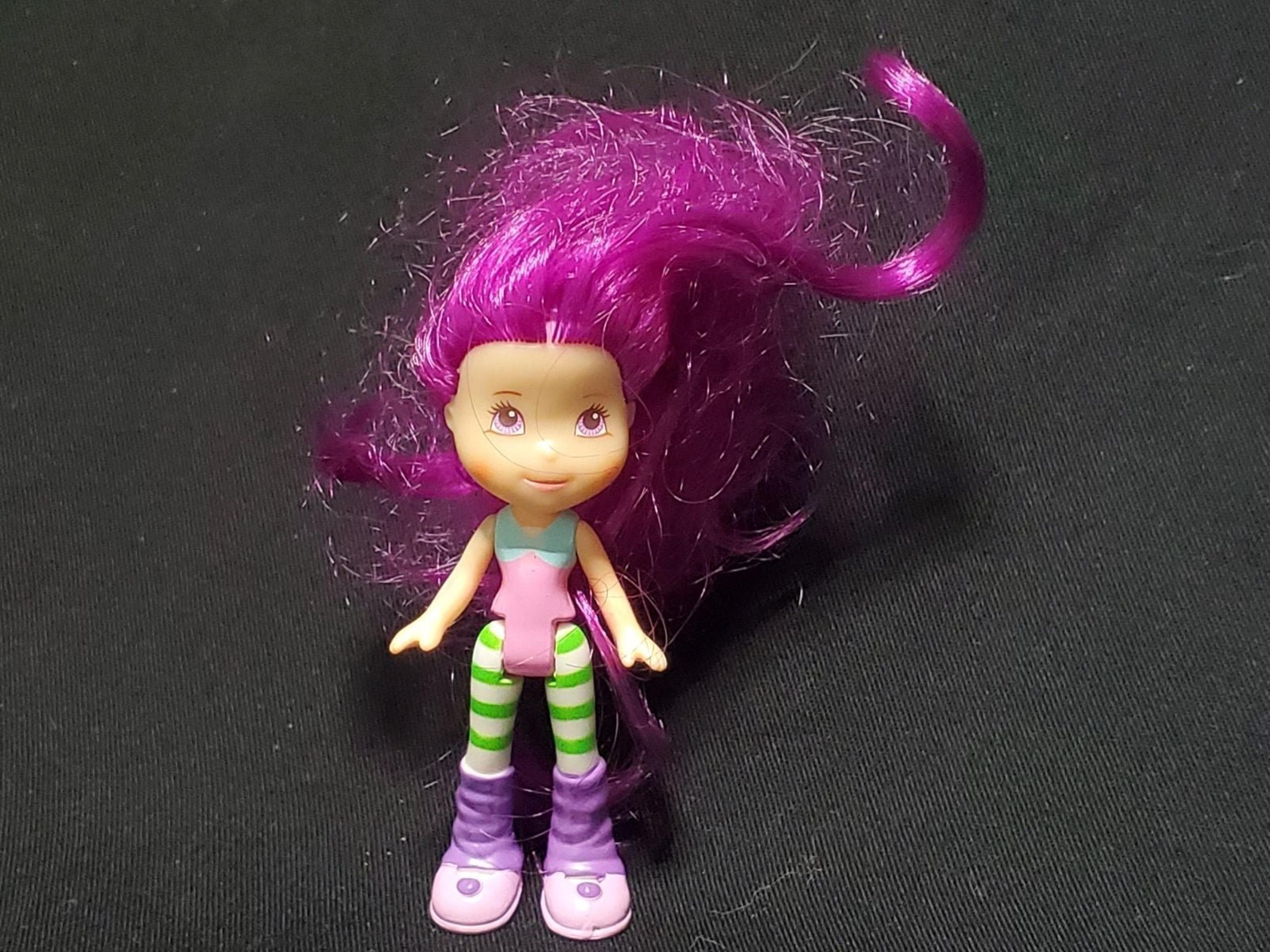 2008 Hasbro Strawberry Shortcake Berry Best Collection Plum Pudding 2.5" Toy