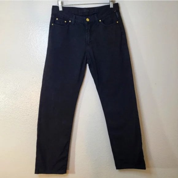 Versace Jeans Couture Slim Straight Black Jeans