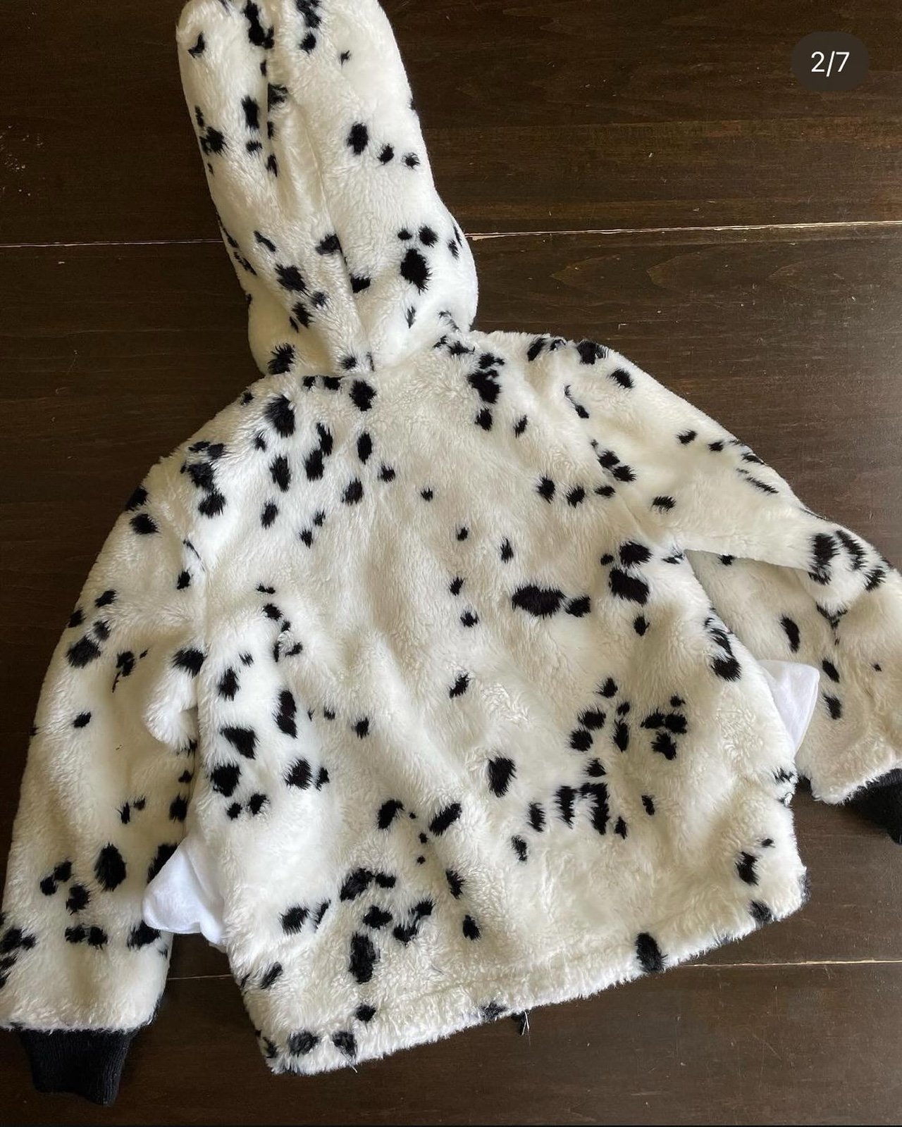 Vintage Dalmatian 90s coat sz 6