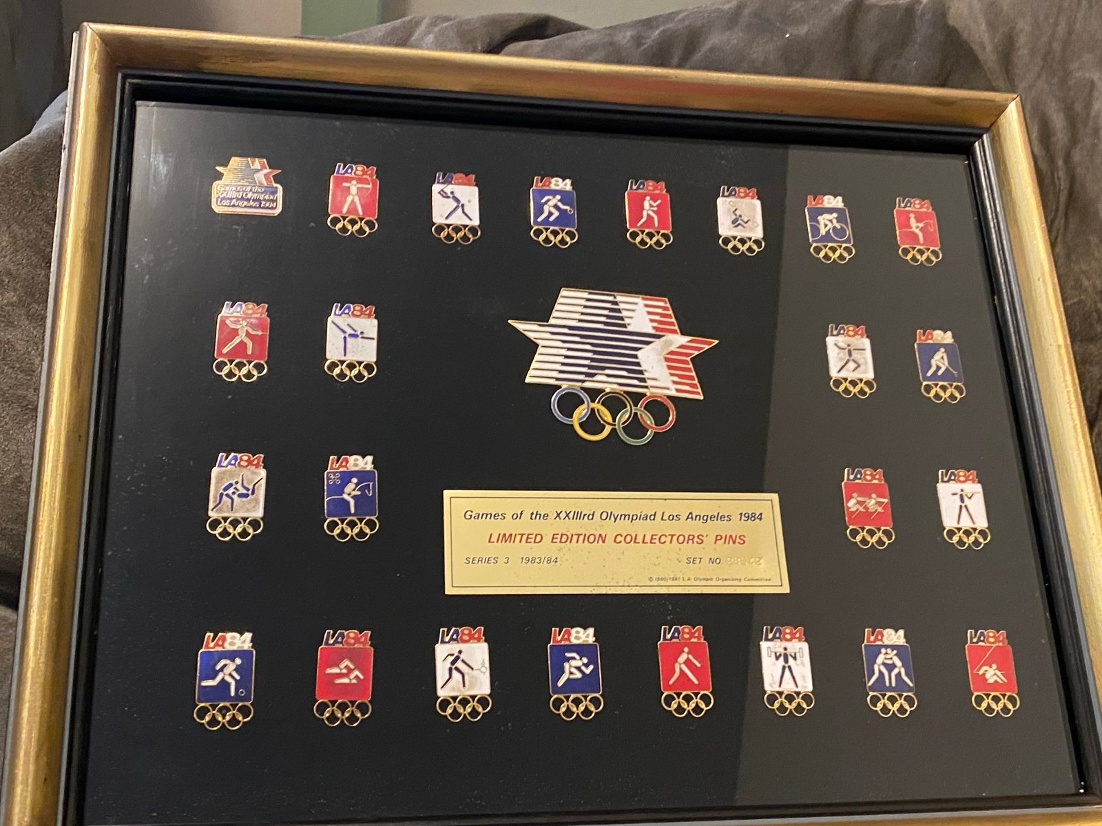 1984 Olympic Games Pin Set Limited Edition Collectors Series 3 #28542