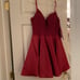 Red/burgundy Homecoming Dress