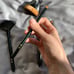 Saikoho goat hair makeup brushes