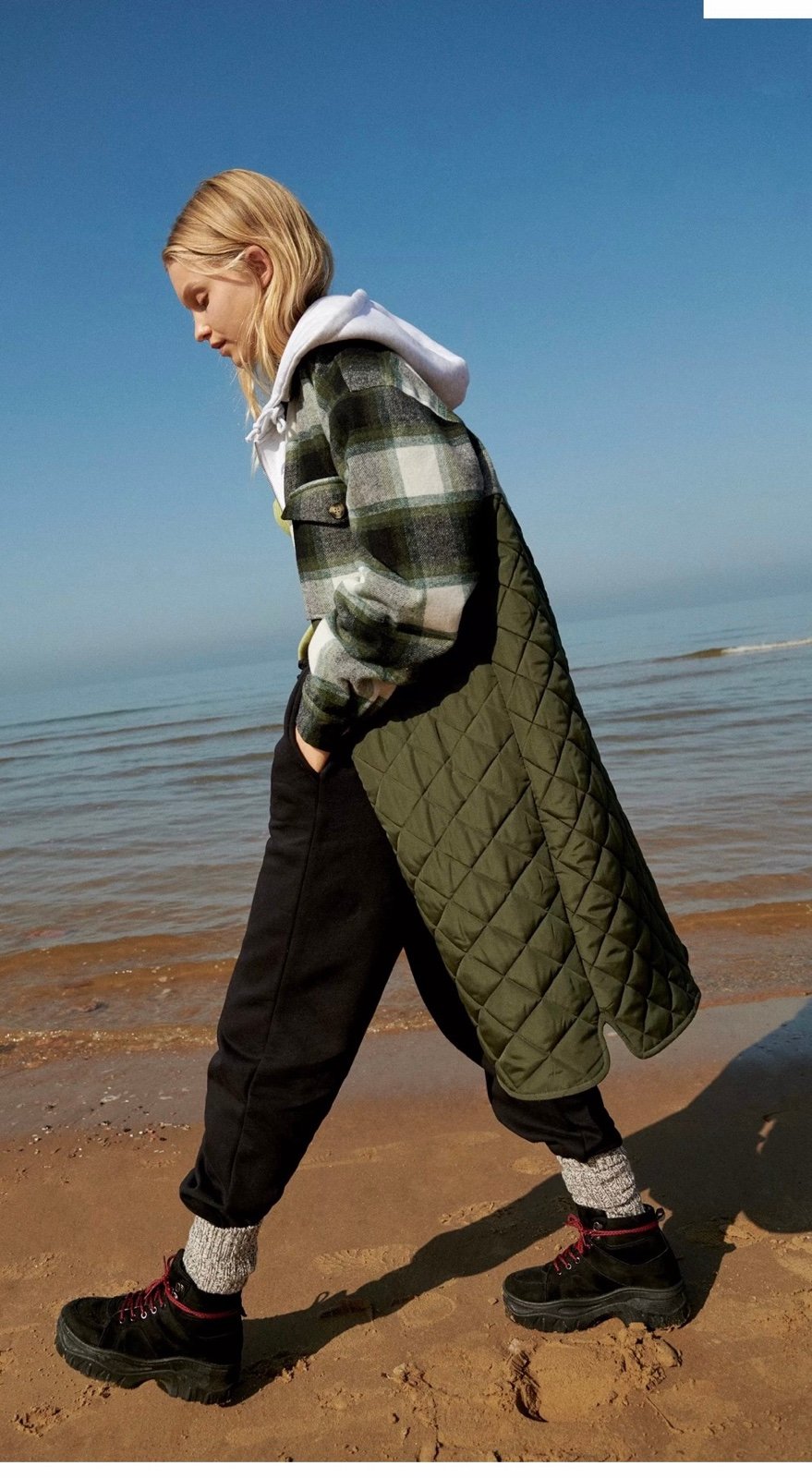 Nasty gal flannel jacket
