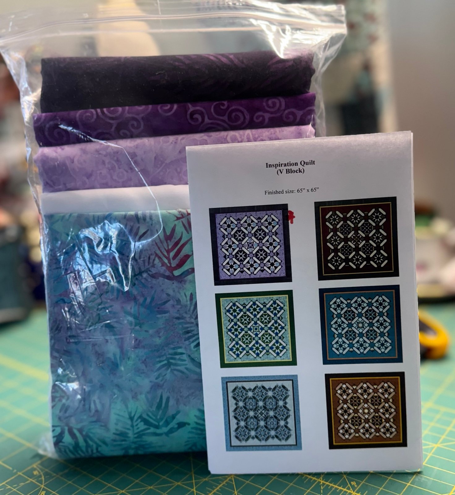 Inspiration 65x65 Batik Quilt Kit
