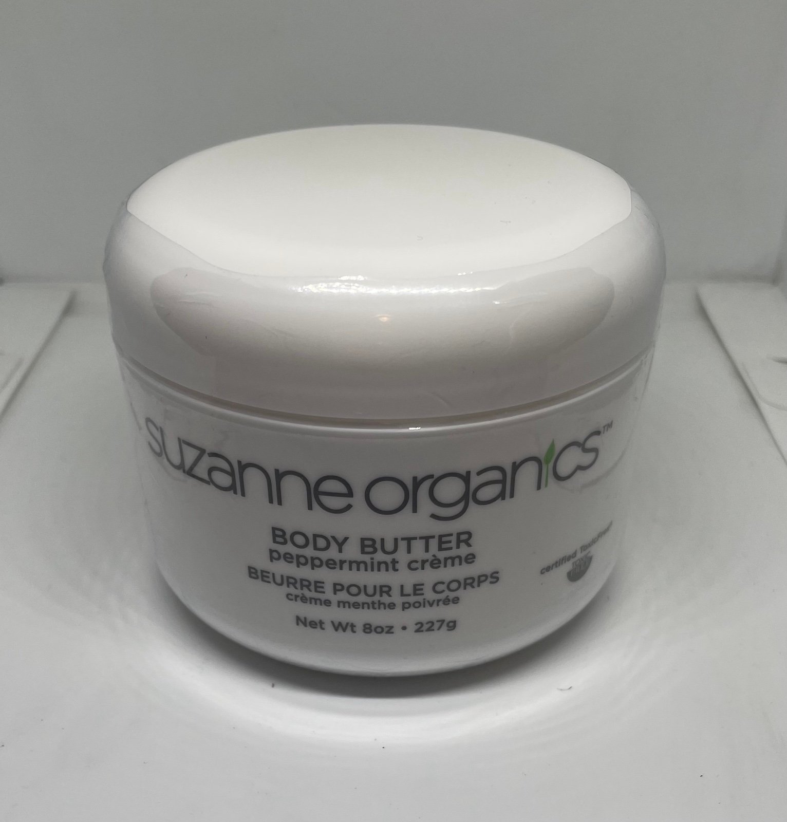 Suzanne Somers Organics PEPPERMINT CRÈME Body Butter 8oz - NEW/SEALED!