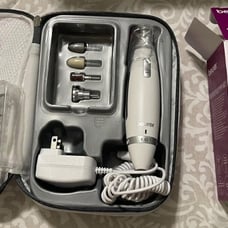 New Professional Nail Drill Kit, Portable Electric File Machine, 10 Attachments