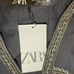 ZARA WOMAN BLACK CROPPED OPEN WAISTCOAT WITH GOLD EMBROIDERY SZ XL NWT