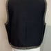 ZARA WOMAN BLACK CROPPED OPEN WAISTCOAT WITH GOLD EMBROIDERY SZ XL NWT