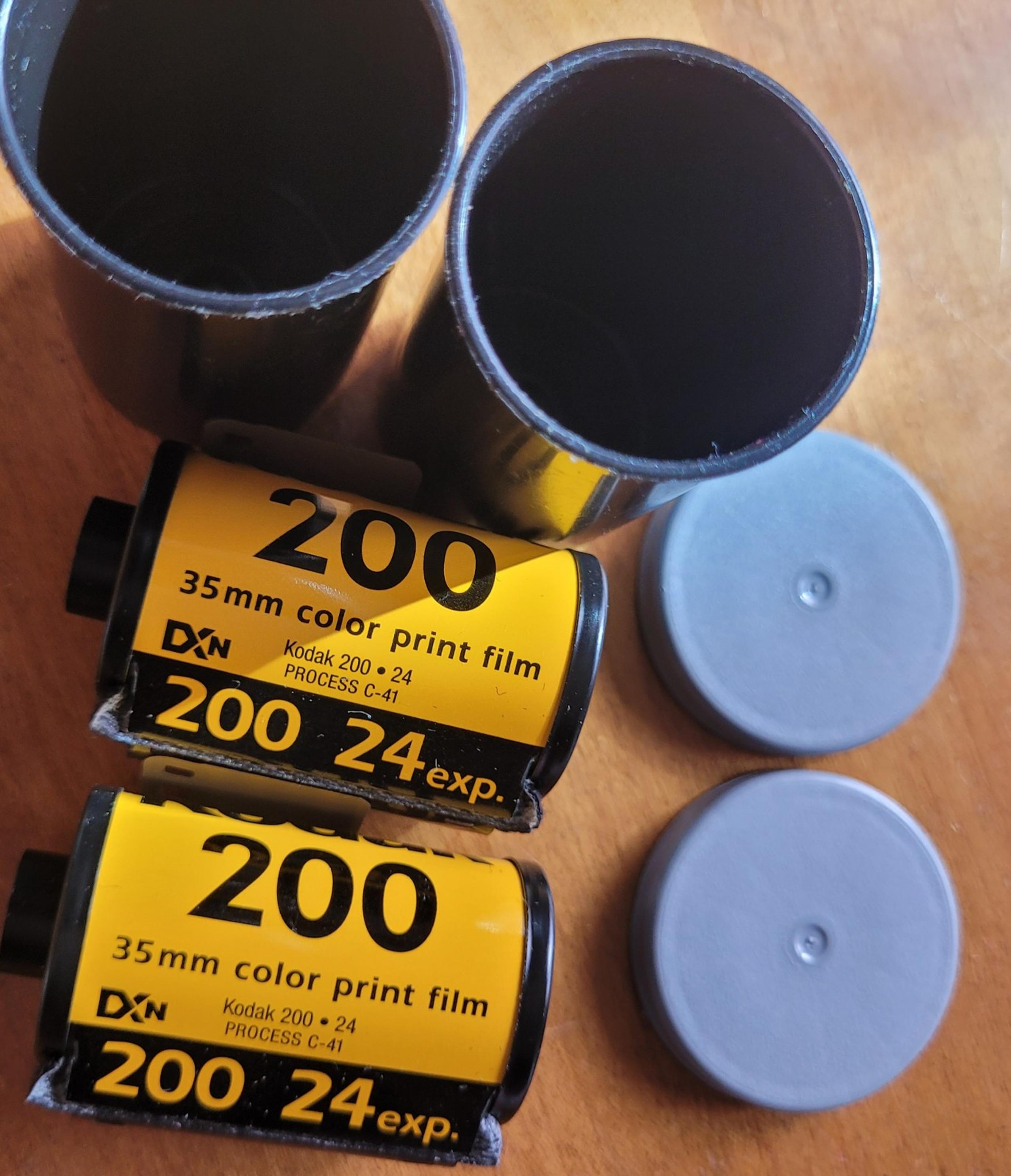 2 x Rolls of 24 exposure Kodak 200 film new