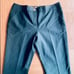 TED BAKER London Jade Green Wool Dress Crop Pants Tailored Trousers SIZE 6-8 EUC