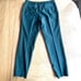 TED BAKER London Jade Green Wool Dress Crop Pants Tailored Trousers SIZE 6-8 EUC