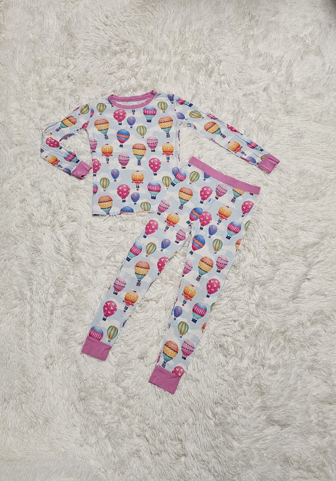 Little Sleepies BALLOON RIDE Two Piece Long Sleeve Pajamas 5/6