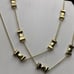 Kate Spade Take A Bow Statement 9 Station Gold Bow Goldtone Necklace 32 In 0304
