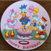 DONALD DUCK HAPPY 50 YEARS BIRTHDAY PLATE