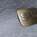 Sun Oil Logo Gas Oil Gold Tone Belt Buckle Hand Built Great Vintage Condition