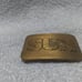 Sun Oil Logo Gas Oil Gold Tone Belt Buckle Hand Built Great Vintage Condition