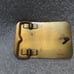 Sun Oil Logo Gas Oil Gold Tone Belt Buckle Hand Built Great Vintage Condition