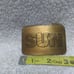 Sun Oil Logo Gas Oil Gold Tone Belt Buckle Hand Built Great Vintage Condition