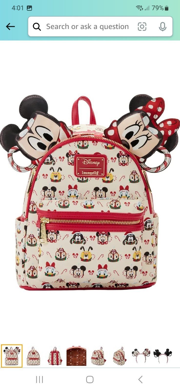Loungefly Disney Hot Cocoa Mini & Ear Headband Backpack | NWT