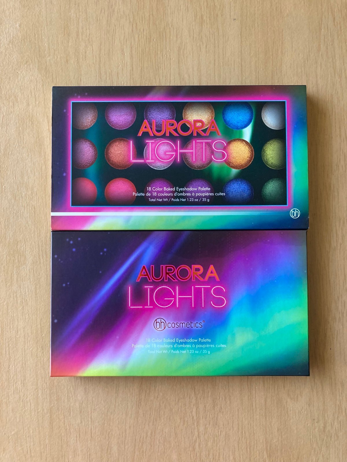 BH Cosmetics Aurora Lights 18 Color Baked Eyeshadow Palette