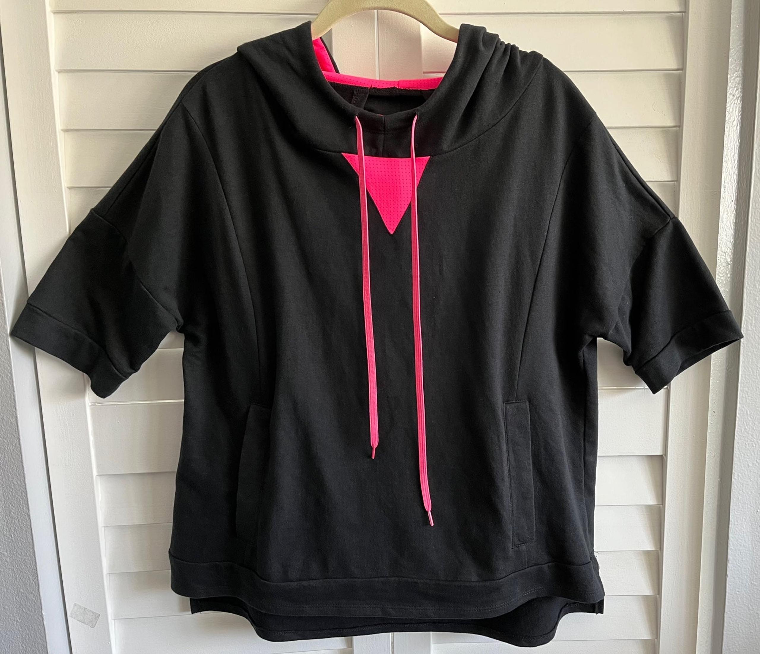 Energie Brand Women’s top long sleeves Black JR-XL Open-wrap Back Sexy
