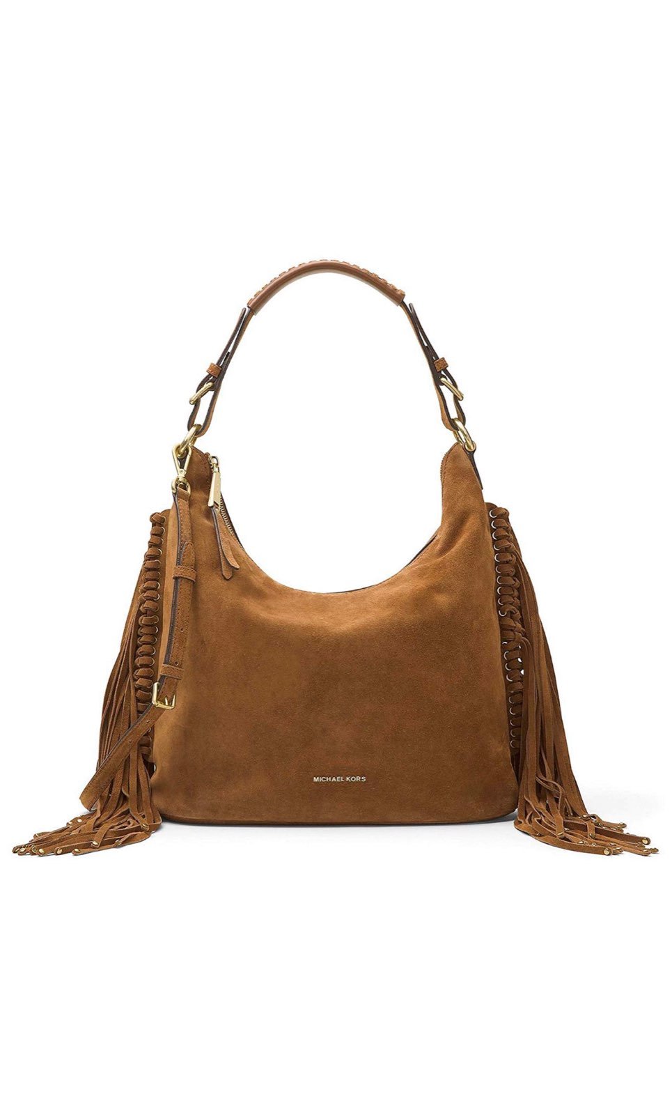 Michael Kors Billy Fringe Hobo Bag, Dark