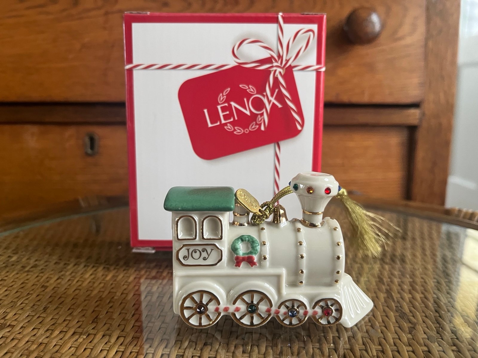 Lenox 2019 Annual Holiday Gems Train, Original Box
