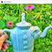 Chinese Republic celadon green porcelain elephant teapot MINT !