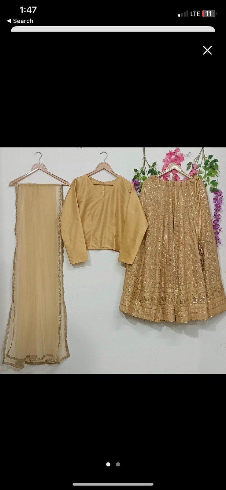 Lehenga choli dupatta