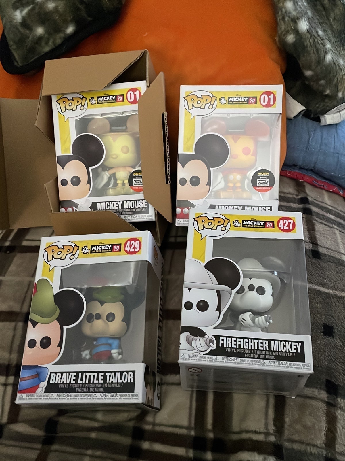 Funko Pop 4 incl Disney Mickey Mouse