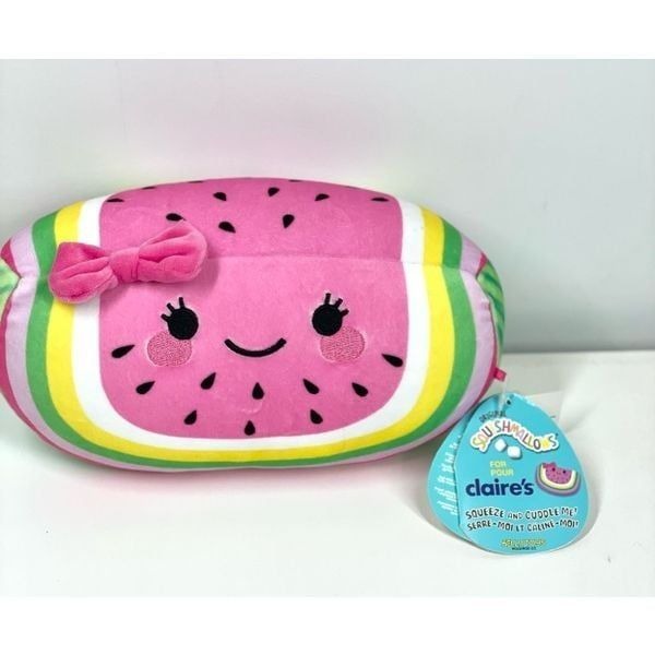 Squishmallows Lieta the Watermelon Slice Exclusive to Claire’s Rare 8” NWT