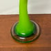 VINTAGE NORMANN COPENHAGEN 20” GREEN GLASS VASE