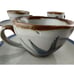 Lot 4 Ken Edwards El Palomar Cup & Saucer Set Birds Flowers Blue Mexican Pottery