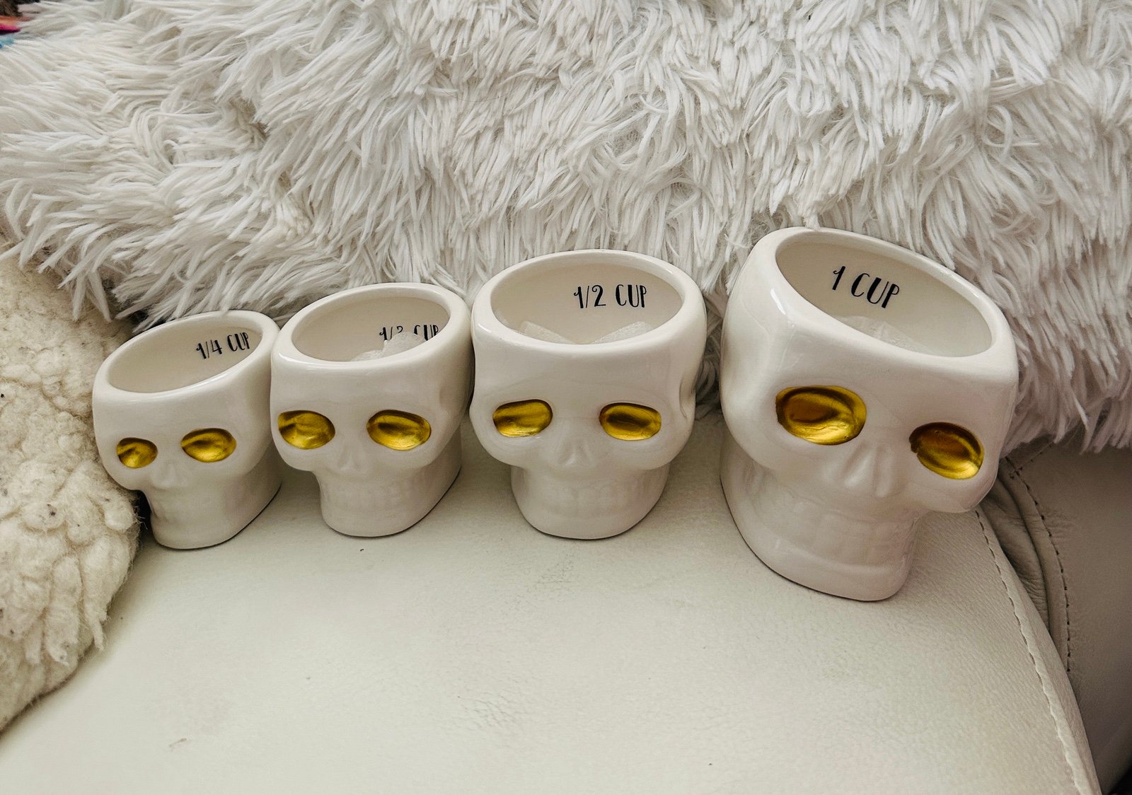 Bakehouse Bake House Skeleton Skull Measuring Cups