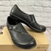 Clarks Collection Ashland Lane Leather Comfort Flats Button Black 10 Narrow NEW